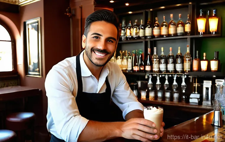 바텐더의 대인 관계 스킬 - **The Architect of Atmosphere in an Italian Aperitivo Scene:** A charismatic and energetic male or f...